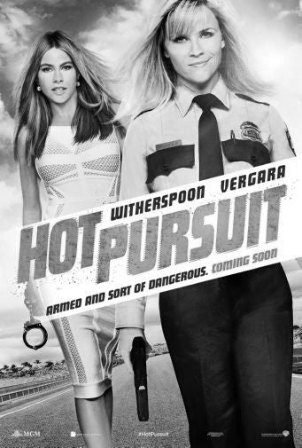 Hot Pursuit Black and White Poster 24