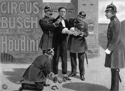 Houdini poster Black and White poster for sale cheap United States USA