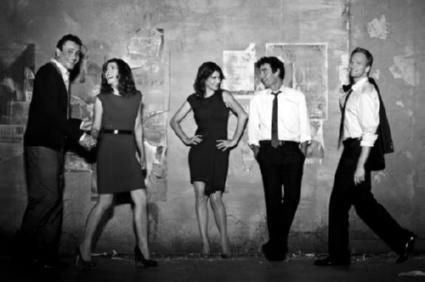 How I Met Your Mother black and white poster