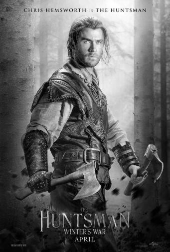 Huntsman Winters War black and white poster