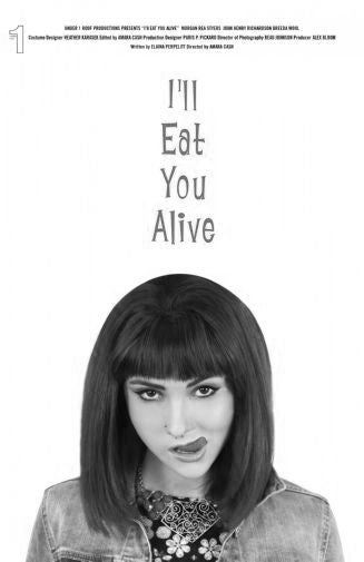 Ill Eat You Alive Black and White Poster 24