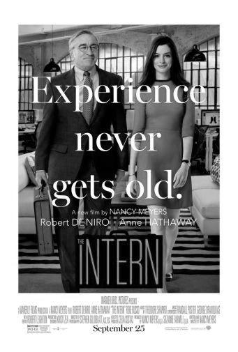 Intern The black and white poster