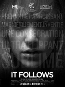 It Follows black and white poster