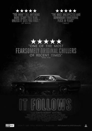 It Follows black and white poster