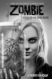 I Zombie black and white poster