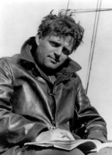 Jack London Poster Black and White Mini Poster 11"x17"