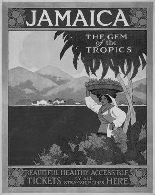 Jamaica Poster Black and White Poster On Sale United States