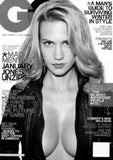 January Jones Gq Cover poster tin sign Wall Art