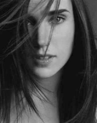 Jennifer Connelly black and white poster