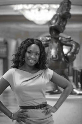 Jennifer Hudson black and white poster