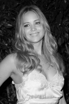 Jennifer Lawrence Poster Black and White Poster 24x36 The Poster Depot