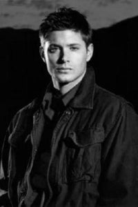 Jensen Ackles black and white poster