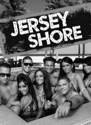 Jersey Shore Poster Black and White Poster On Sale United States