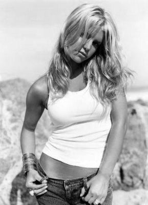 Jessica Simpson Poster Black and White Poster On Sale United States