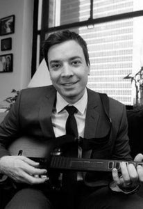 Jimmy Fallon black and white poster