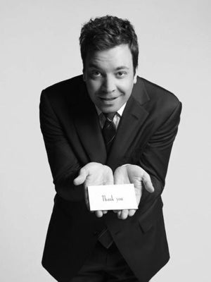 Jimmy Fallon Poster Black and White Mini Poster 11"x17"