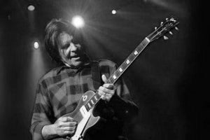 John Fogerty black and white poster