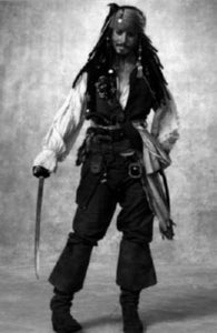 Johnny Depp Poster Black and White Mini Poster 11"x17"