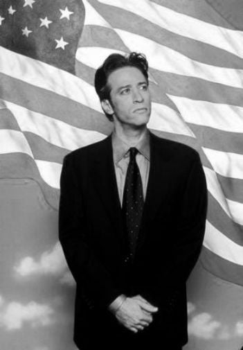 Jon Stewart poster Black and White poster for sale cheap United States USA