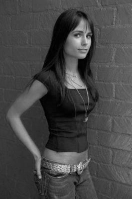Jordana Brewster black and white poster