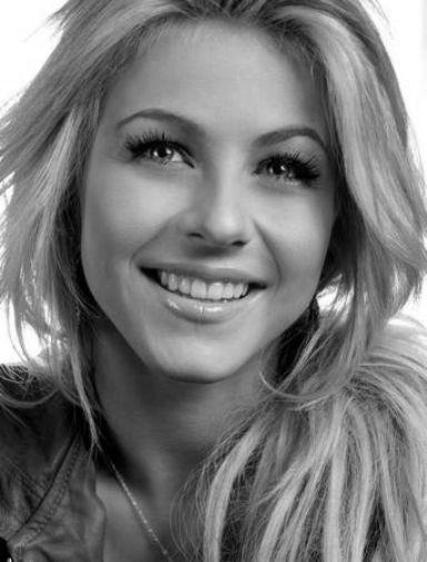 Julianne Hough Poster Black and White Poster 16x24 The Poster Depot