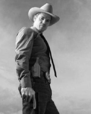 Justified Poster Black and White Mini Poster 11"x17"