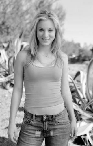 Kaley Cuoco Poster Black and White Mini Poster 11"x17"