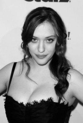 Kat Dennings Black and White Metal Poster Choose Style The Poster Depot