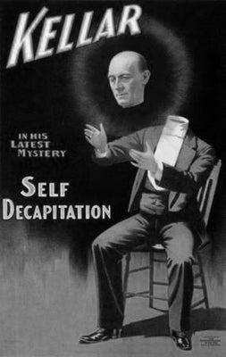 Kellar Magic poster Black and White poster for sale cheap United States USA