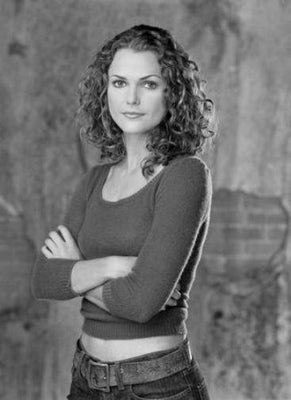 Keri Russell black and white poster