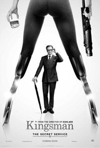 Kingsman black and white poster