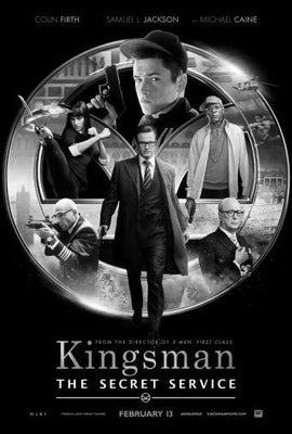 Kingsman Black and White poster for sale cheap United States USA