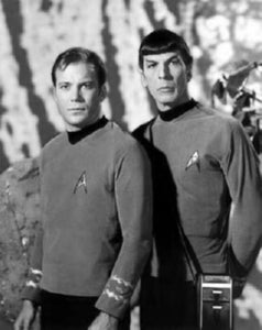 Star Trek Tos Poster Black and White Mini Poster 11"x17"