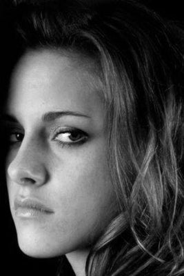 Kristen Stewart black and white poster