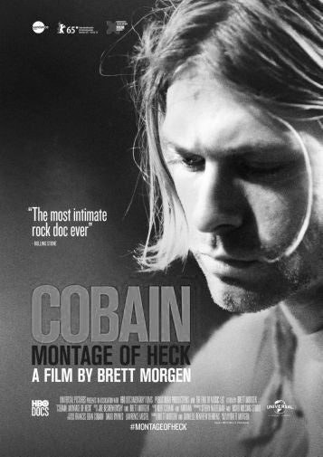 Kurt Cobain Montage Of Heck Black and White poster for sale cheap United States USA