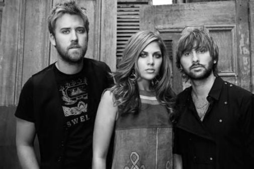 Lady Antebellum black and white poster