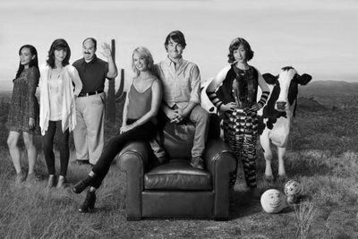 Last Man On Earth Black and White Metal Poster Choose Style The Poster Depot