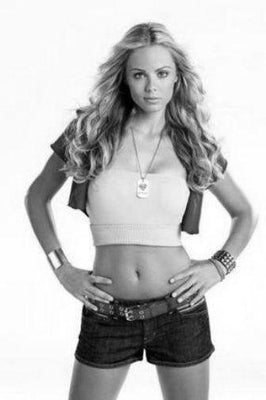 Laura Vandervoort Poster Black and White Poster 27"x40" The Poster Depot