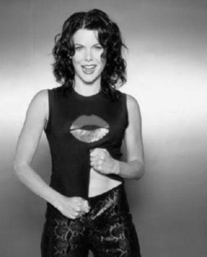 Lauren Graham black and white poster