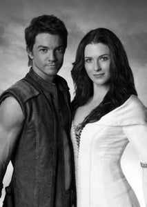 Legend Of The Seeker Poster Black and White Mini Poster 11"x17"