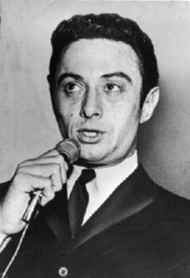 Lenny Bruce black and white poster