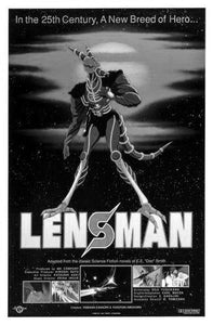 Lensman black and white poster