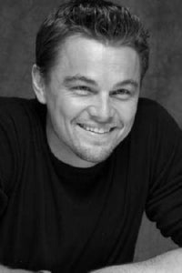 Leonardo Dicaprio black and white poster