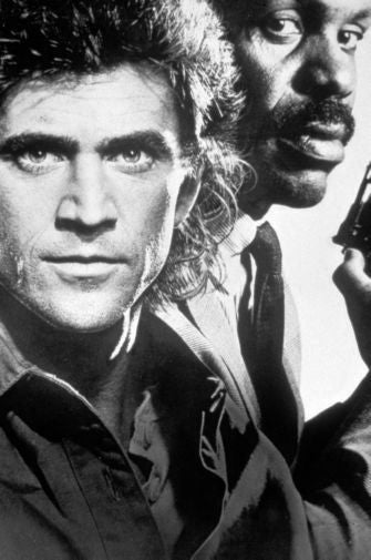 Lethal Weapon Black and White Poster 24