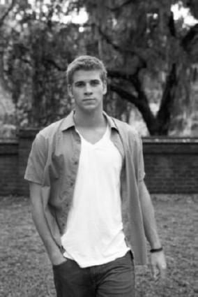 Liam Hemsworth poster Black and White poster for sale cheap United States USA
