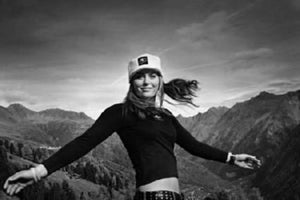 Lindsey Vonn Poster Black and White Mini Poster 11"x17"