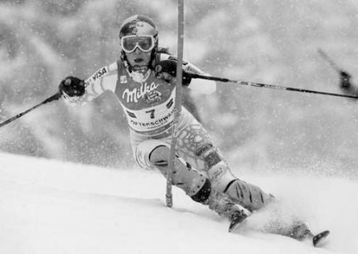 Lindsey Vonn Poster Black and White Mini Poster 11