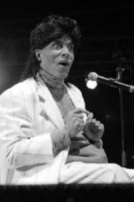 Little Richard black and white poster