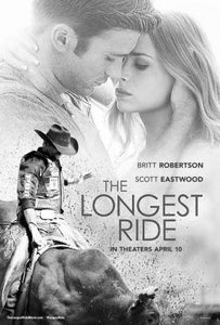 Longest Ride The black and white poster