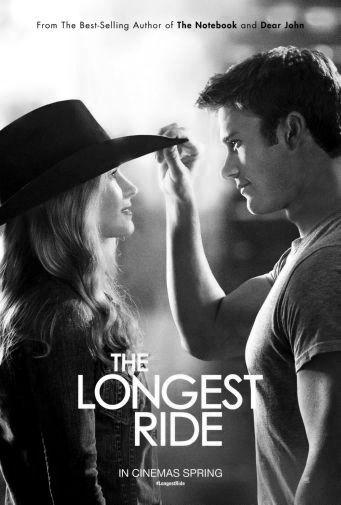 Longest Ride The black and white poster